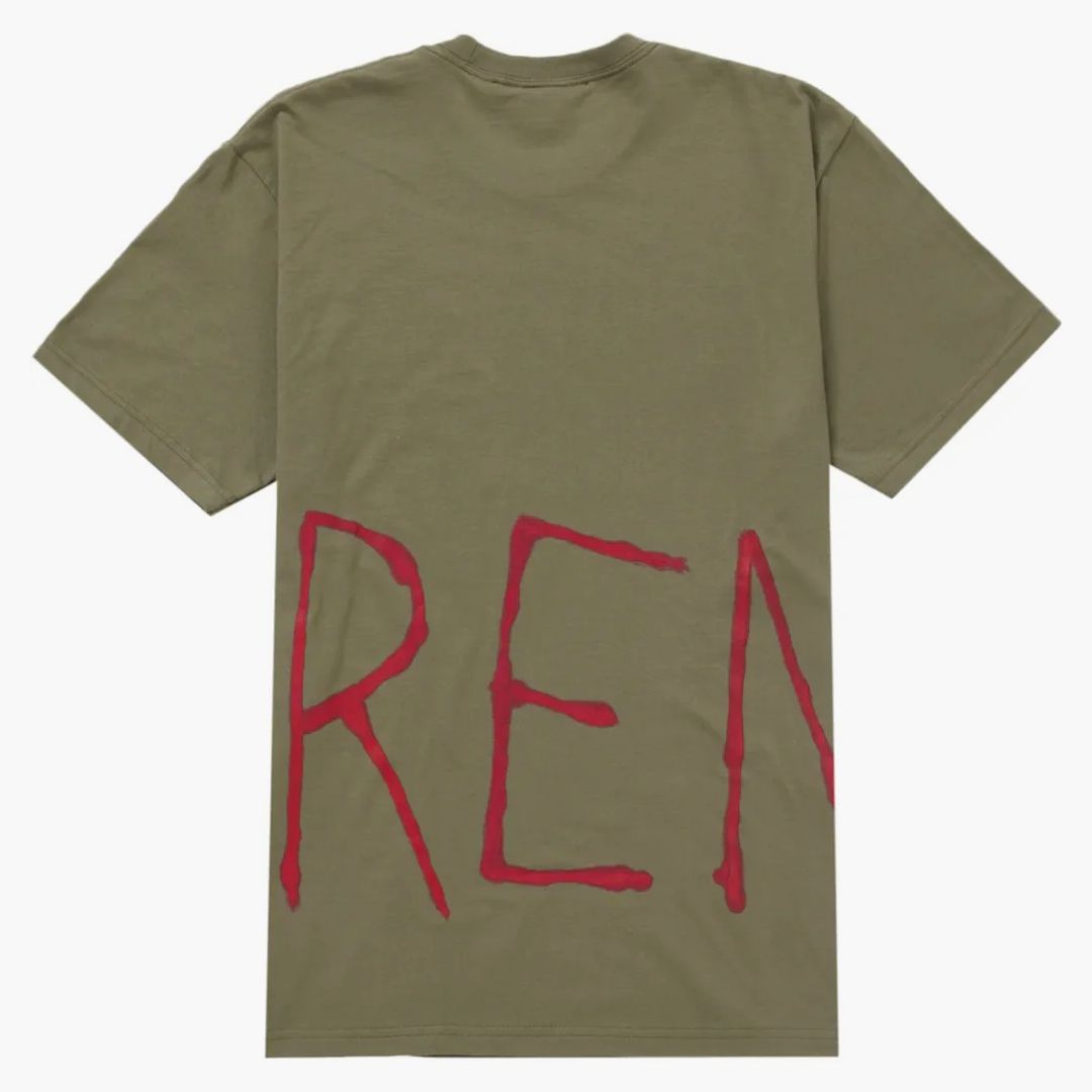 Supreme Painted Tee (ss25) Olive