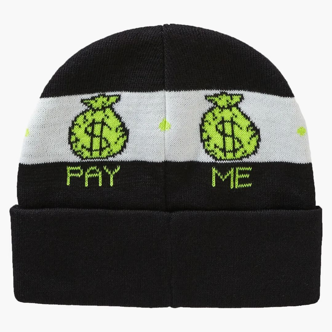 Supreme Pay Me Beanie Black