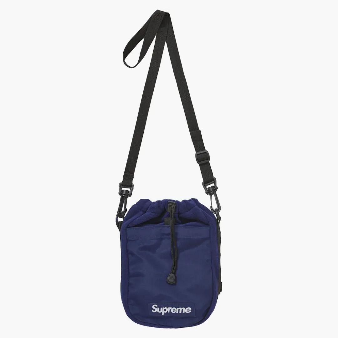 Supreme Polartec Sling Bag Navy