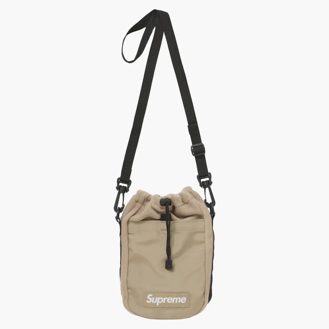 Supreme Polartec Sling Bag Taupe