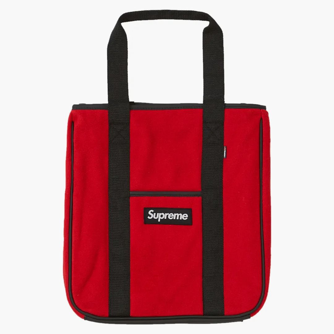 Supreme Polartec Tote Red