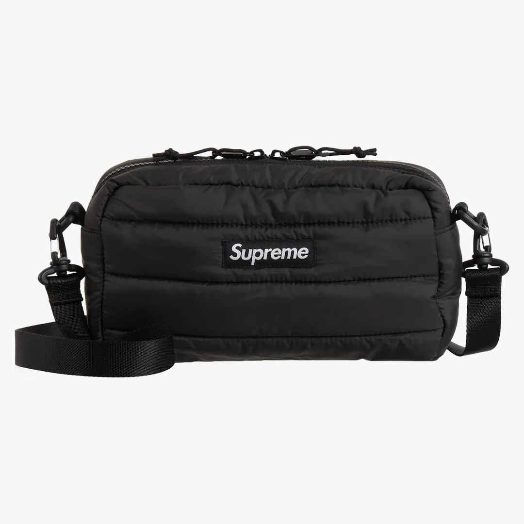 Supreme Puffer Side Bag Black