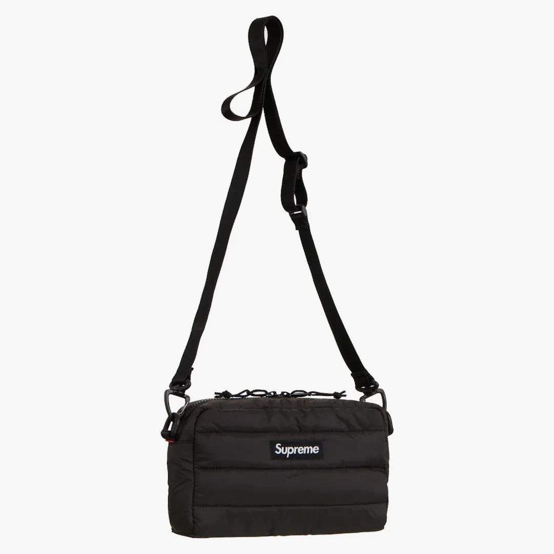 Supreme Puffer Side Bag Black