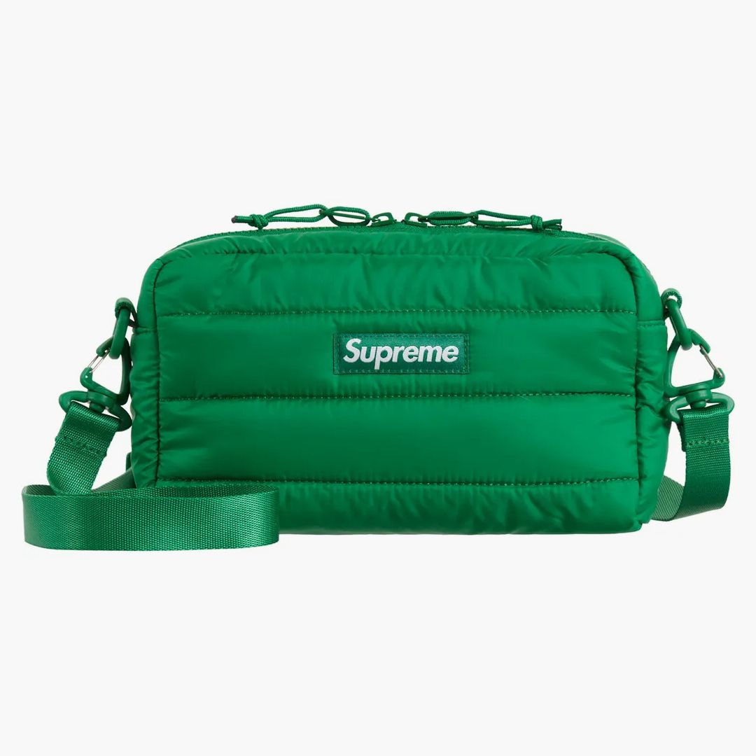 Supreme Puffer Side Bag Green