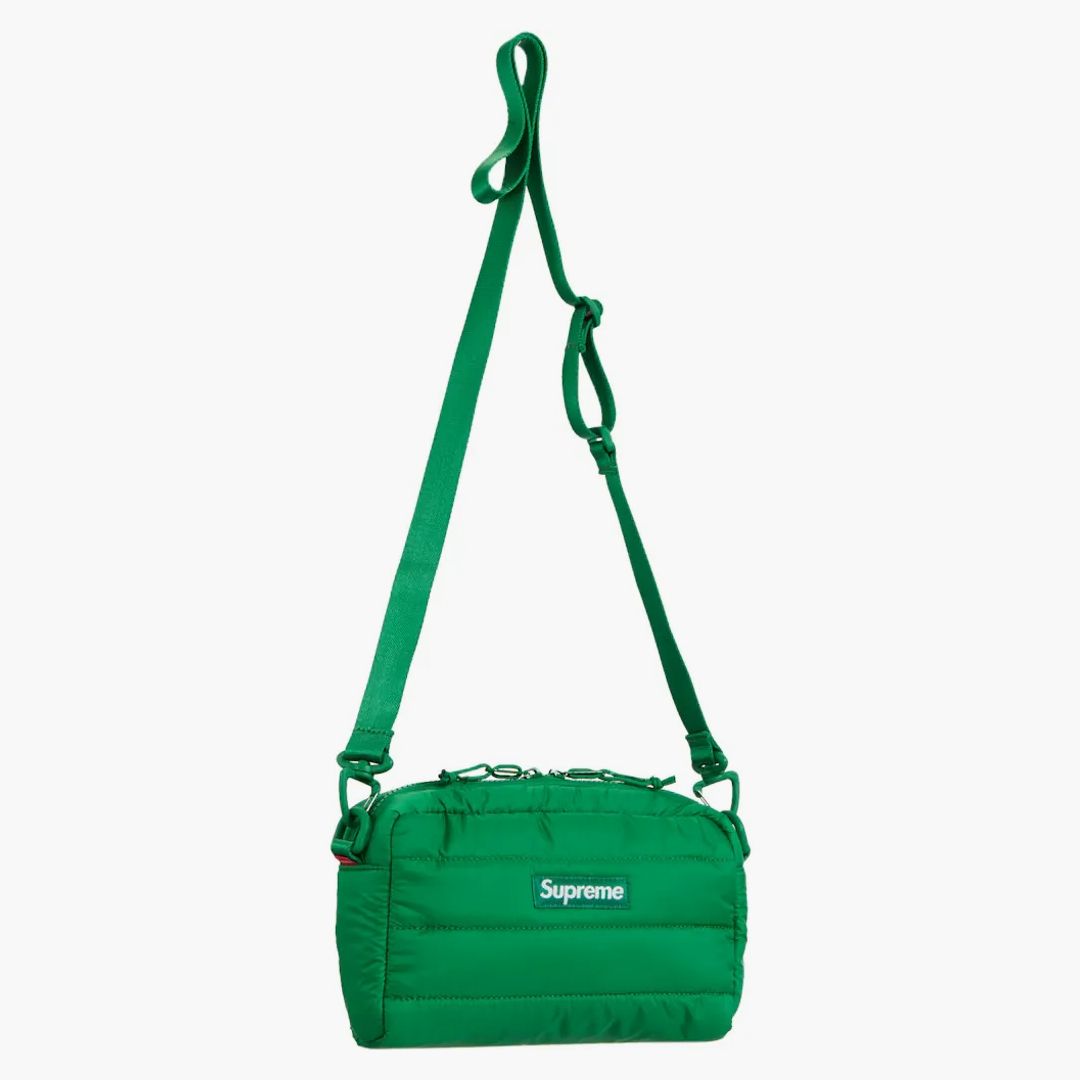 Supreme Puffer Side Bag Green