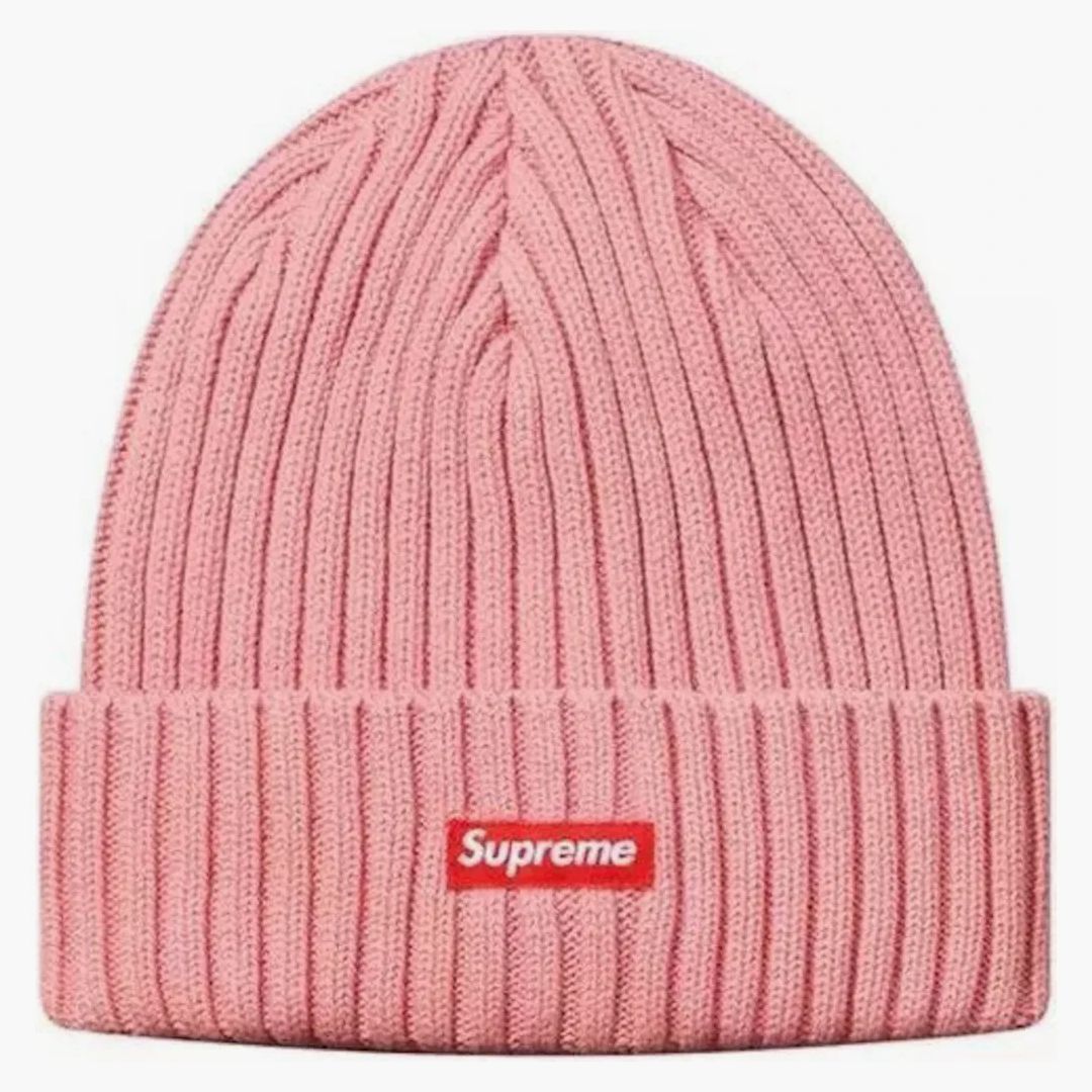 Supreme Ribbed Beanie Pink