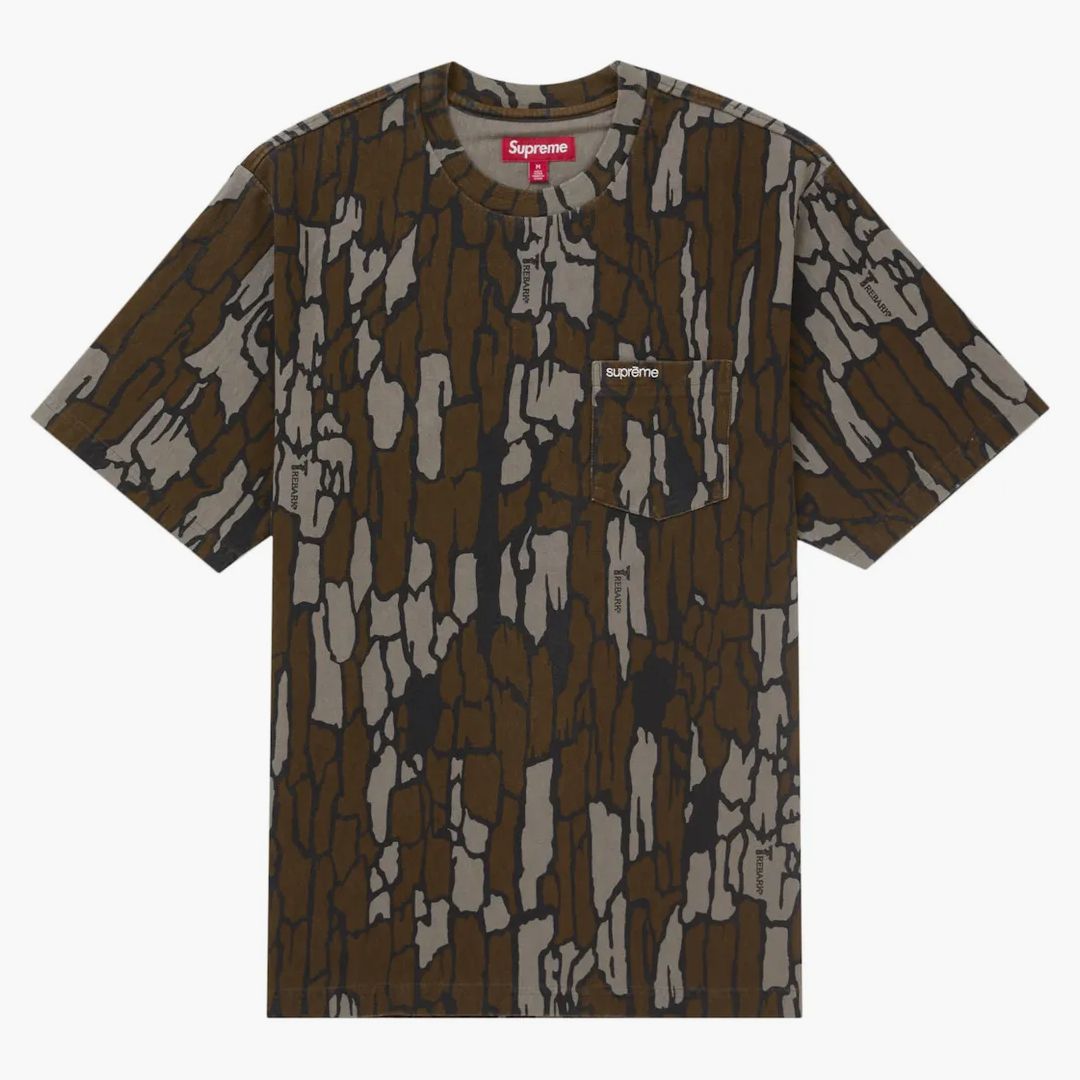 Supreme S/s Pocket Tee (ss25) Realtree Camo
