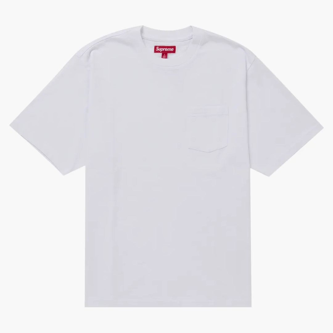 Supreme S/s Pocket Tee (ss25) White