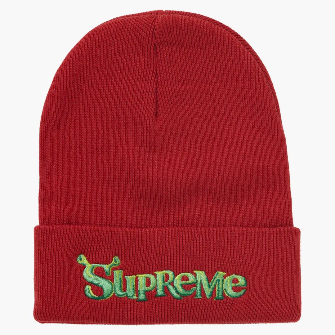 Supreme Shrek Beanie Cardinal