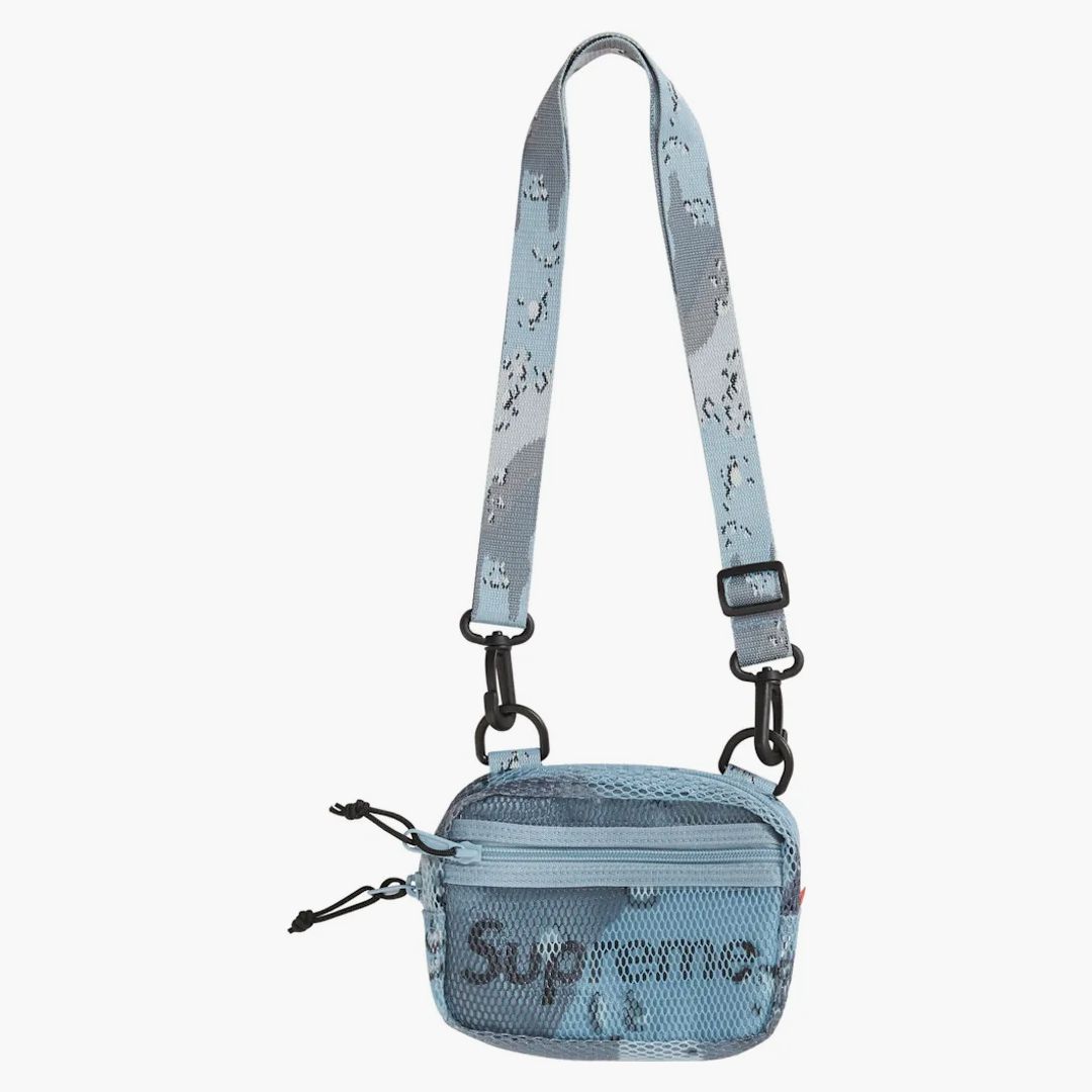 Supreme Small Shoulder Bag (ss20) Blue Chocolate Chip Camo
