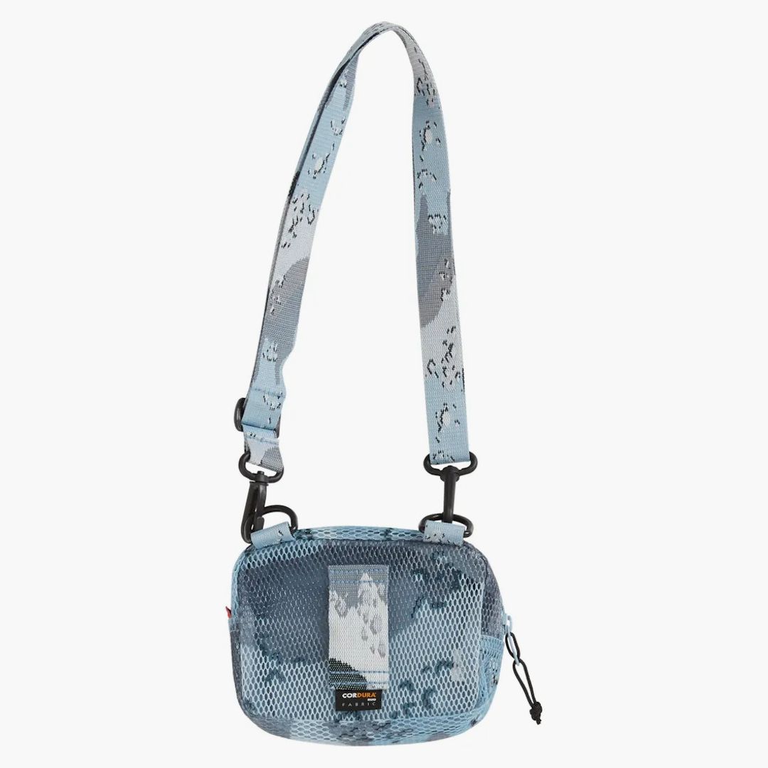 Supreme Small Shoulder Bag (ss20) Blue Chocolate Chip Camo