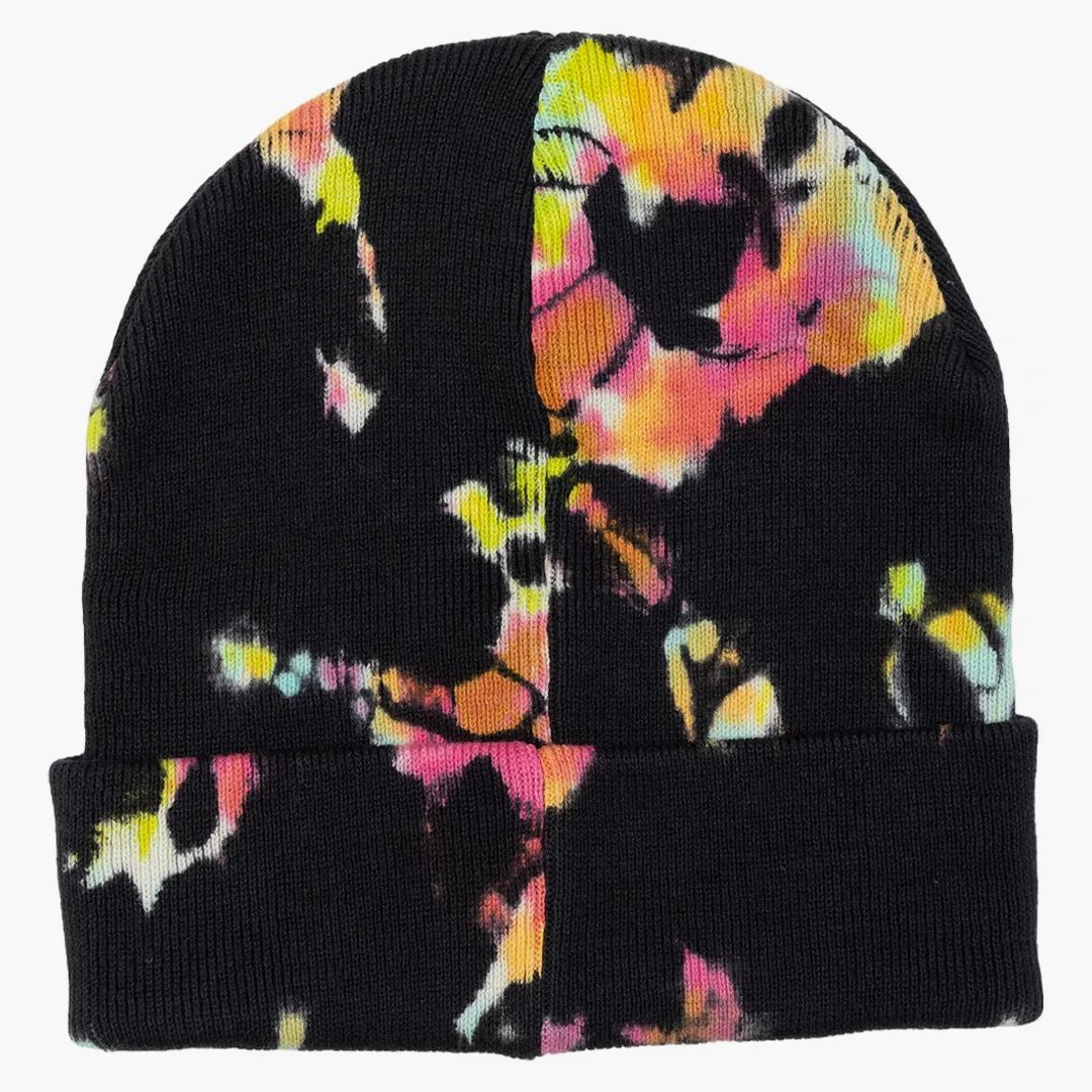 Supreme Splatter Dyed Beanie Black
