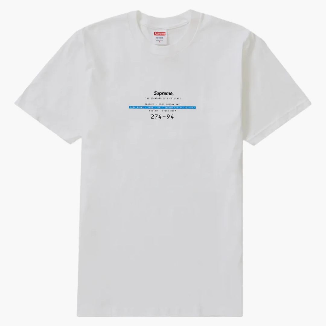 Supreme Standard Tee White