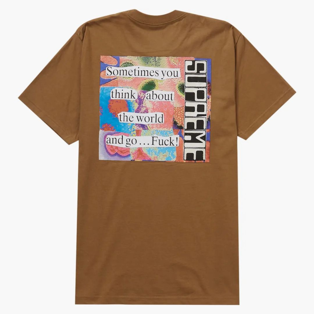Supreme Static Tee Brown