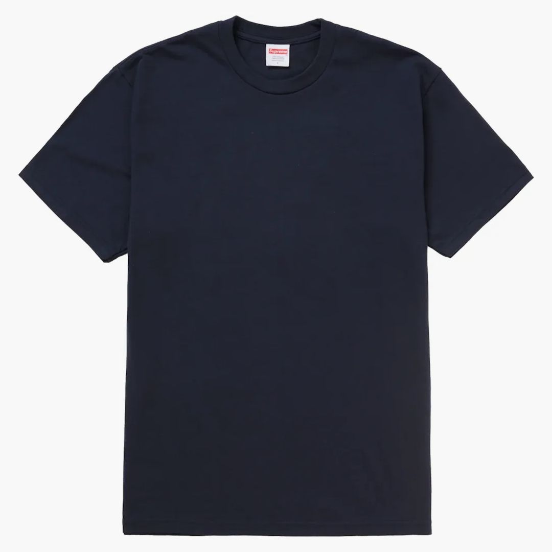 Supreme Tape Tee Navy