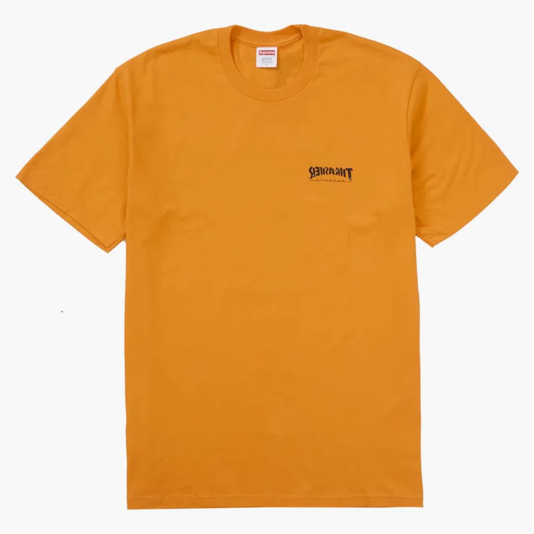 Supreme Thrasher Cross Tee Orange