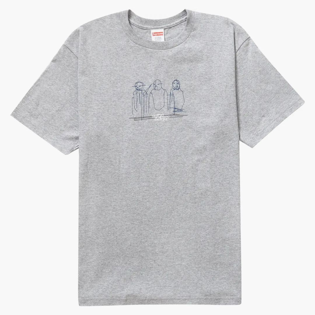 Supreme Three Kings Tee Heather Grey