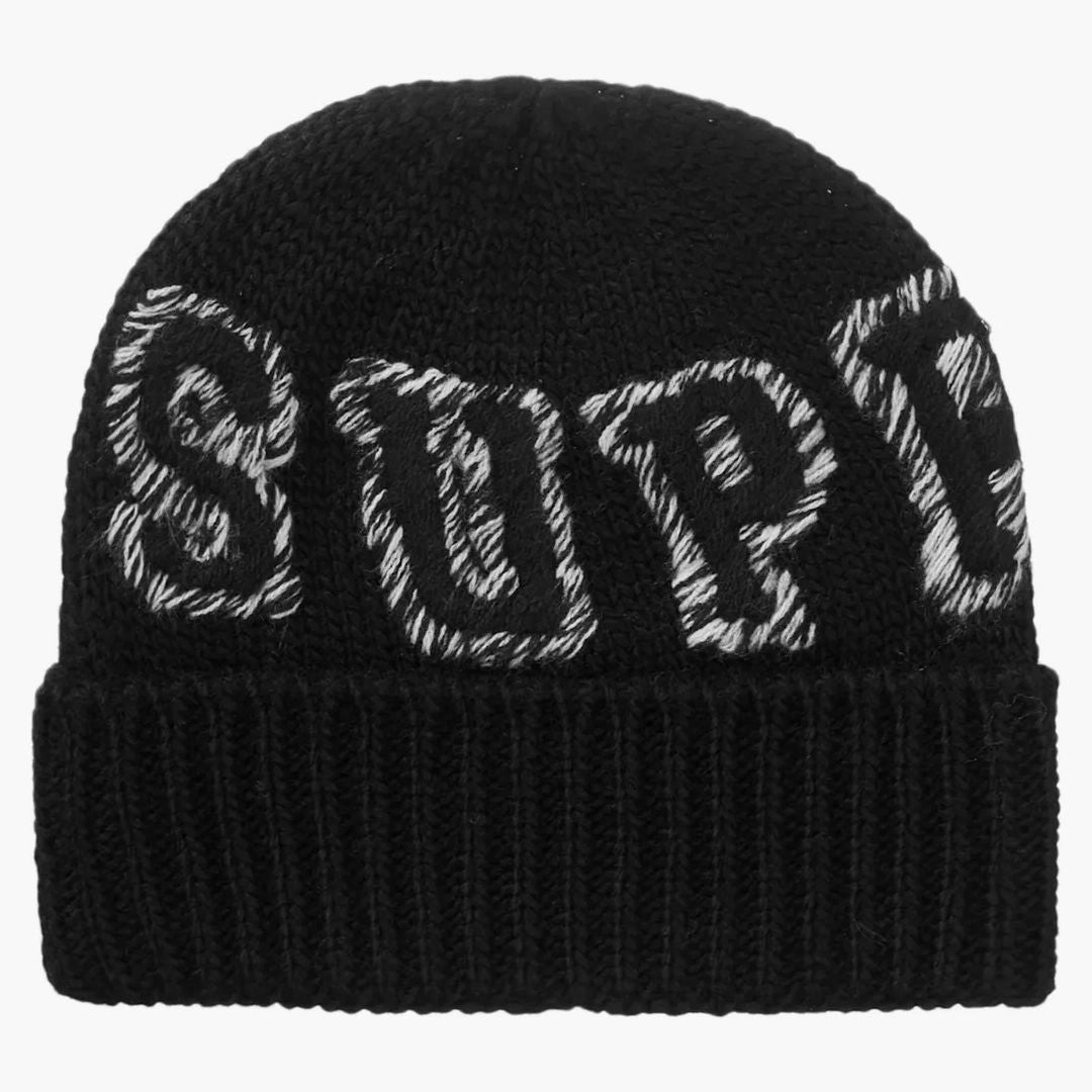Supreme Twist Beanie Black