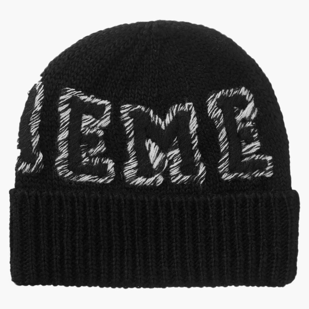 Supreme Twist Beanie Black