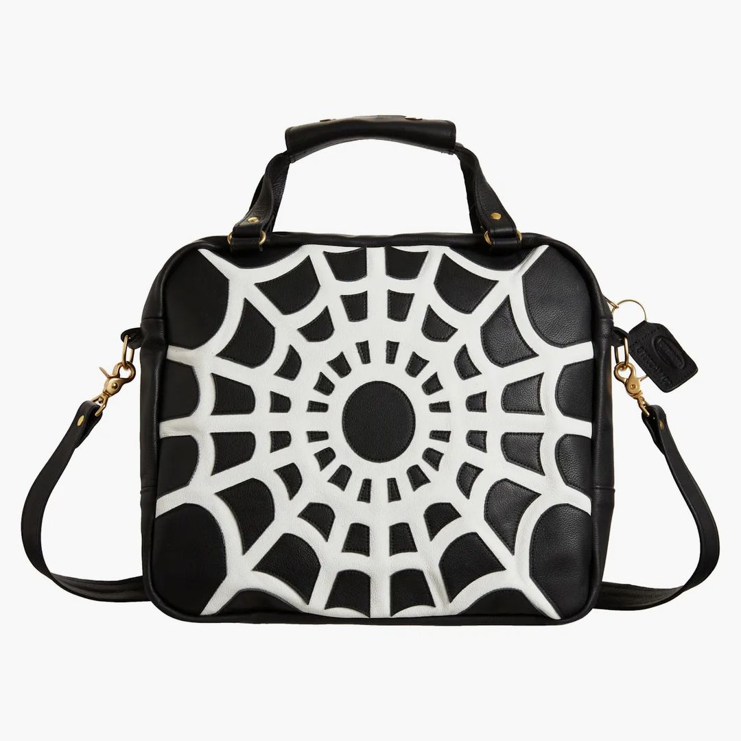 Supreme Vanson Leathers Spider Web Bag Black