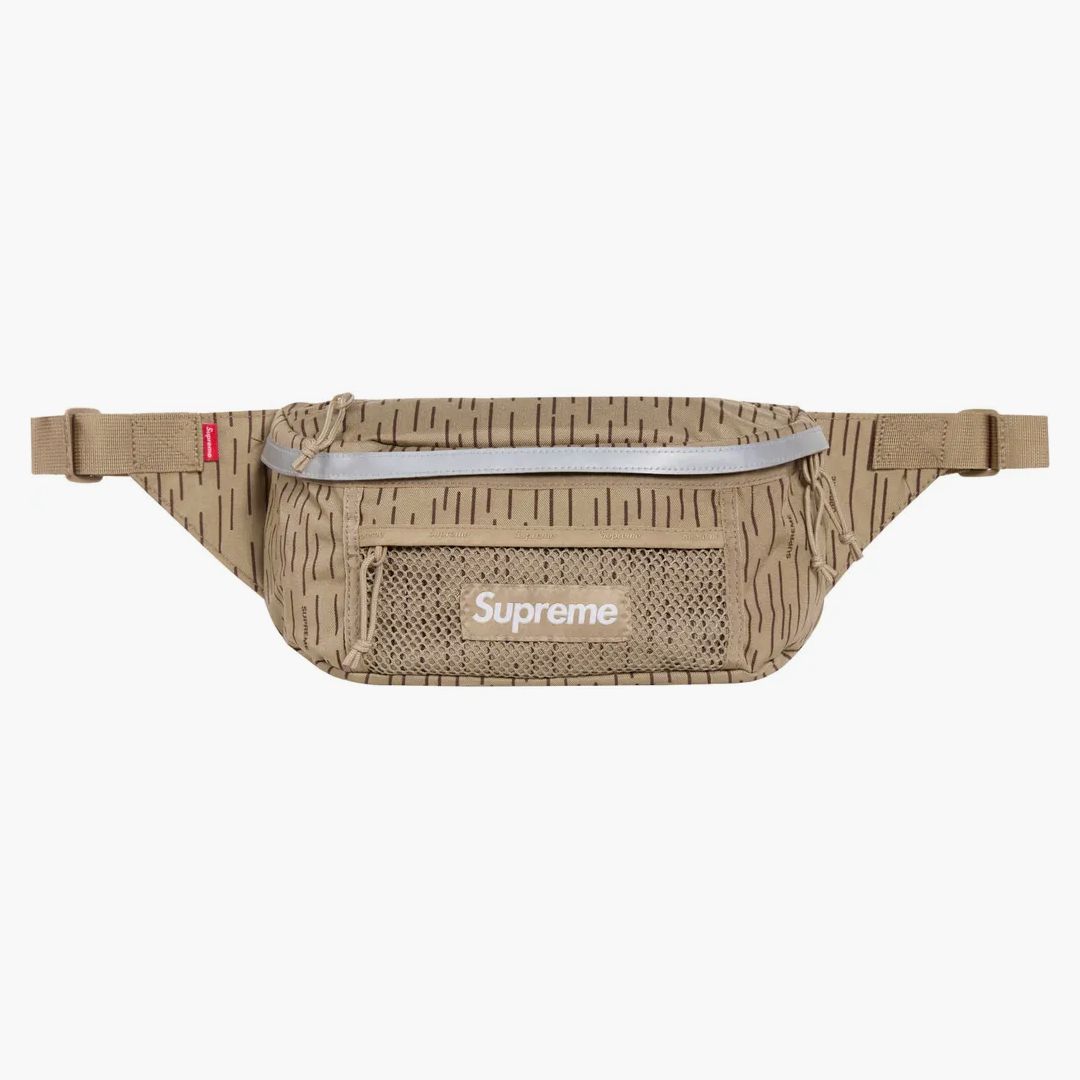 Supreme Waist Bag (fw24) Tan Raindrop