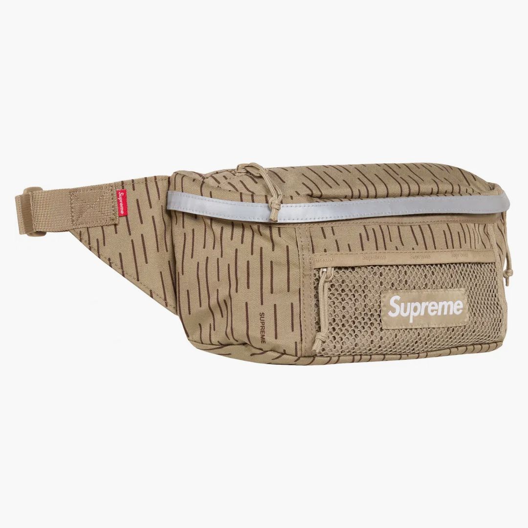 Supreme Waist Bag (fw24) Tan Raindrop
