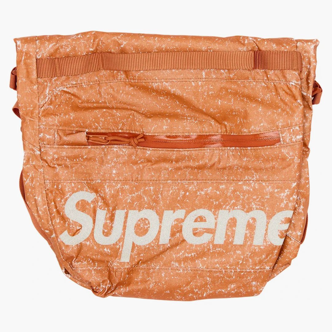Supreme Waterproof Reflective Speckled Shoulder Bag Orange