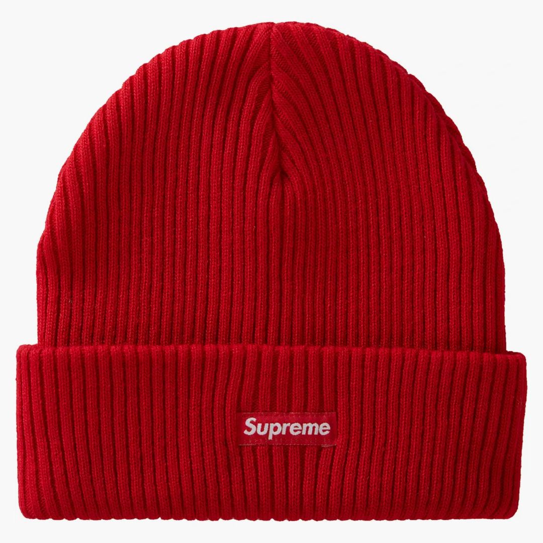 Supreme Wide Rib Beanie Red