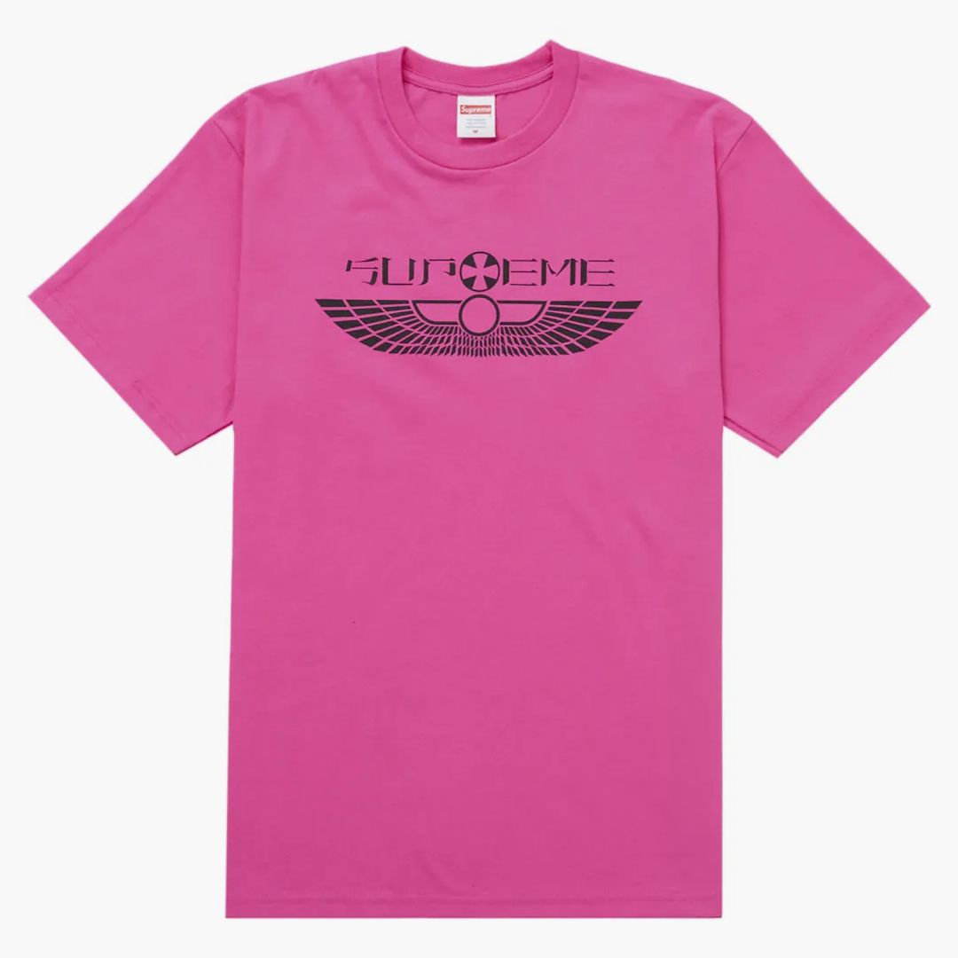 Supreme Wings Tee Fuchsia