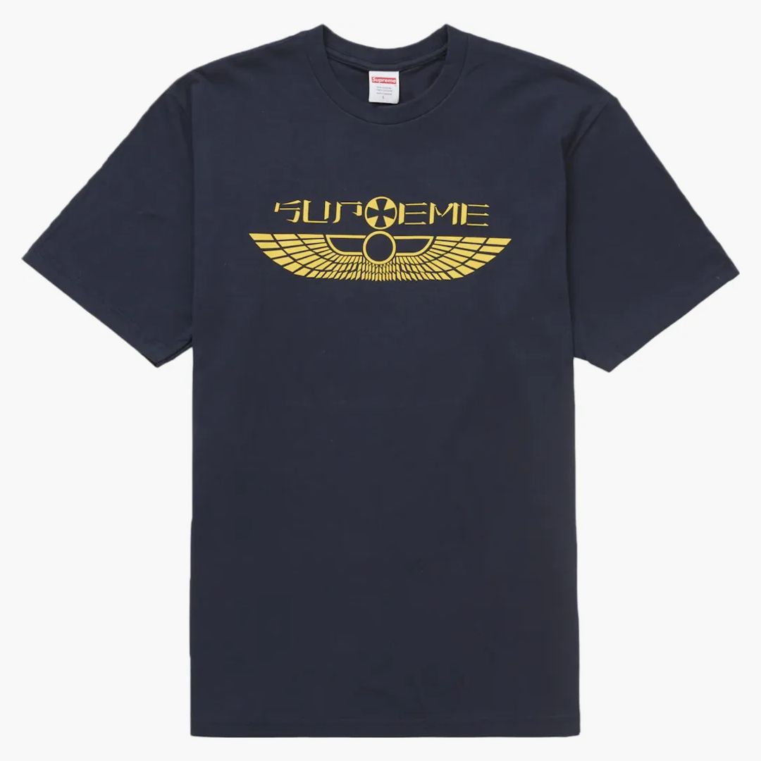 Supreme Wings Tee Navy