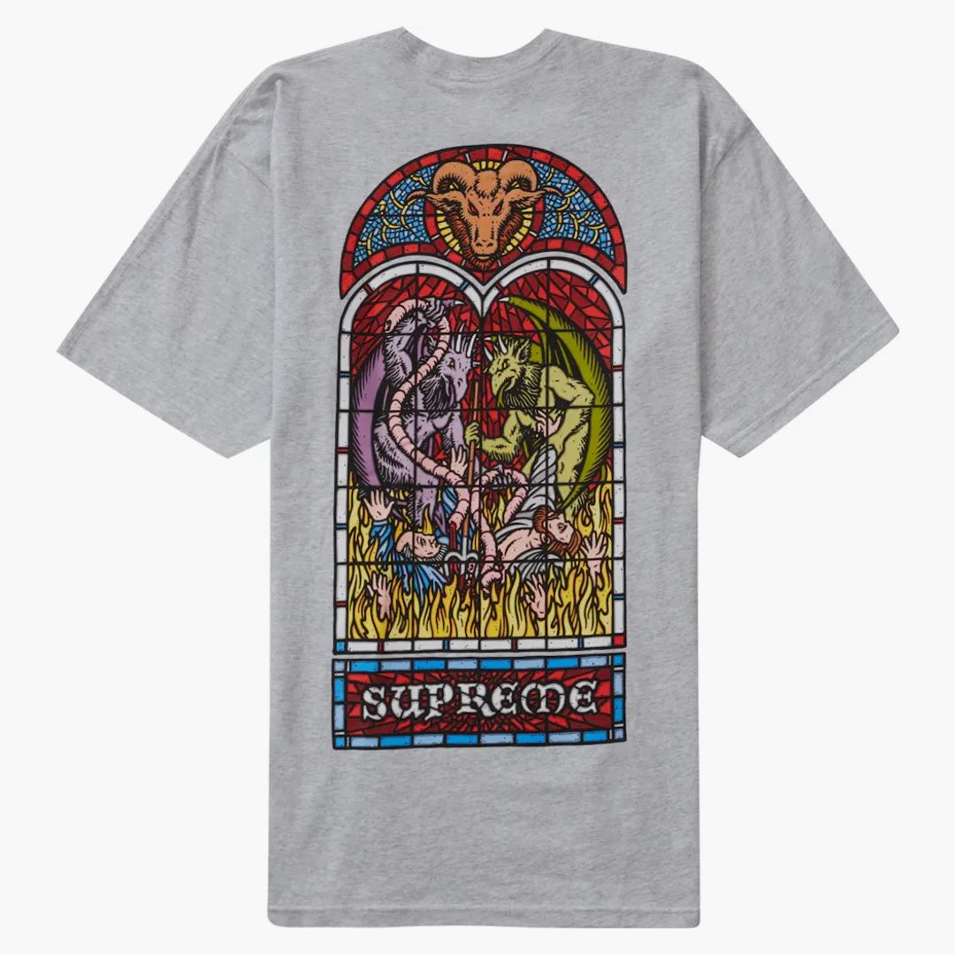 Supreme Worship Tee Ash Grey