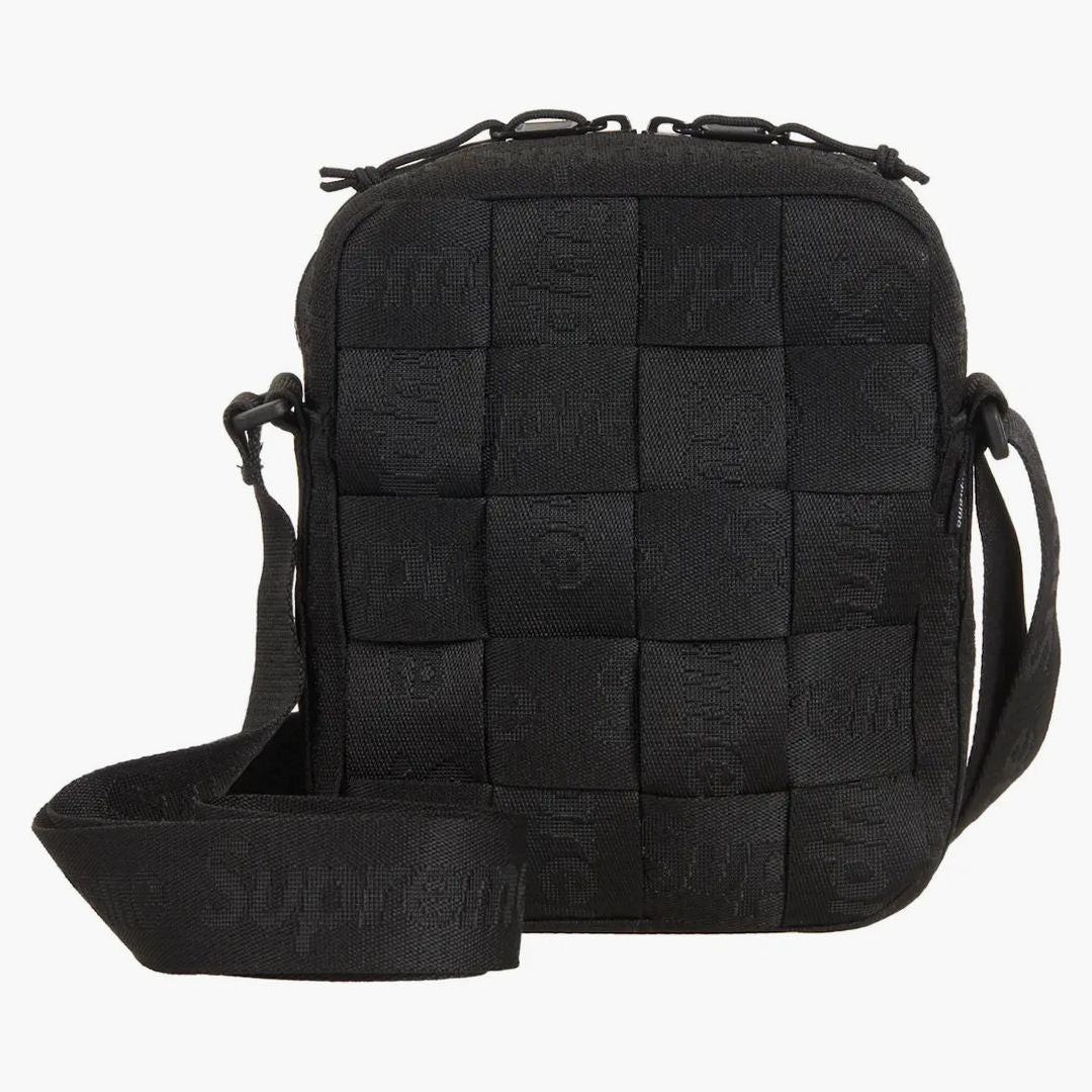 Supreme Woven Shoulder Bag Ss24 Black