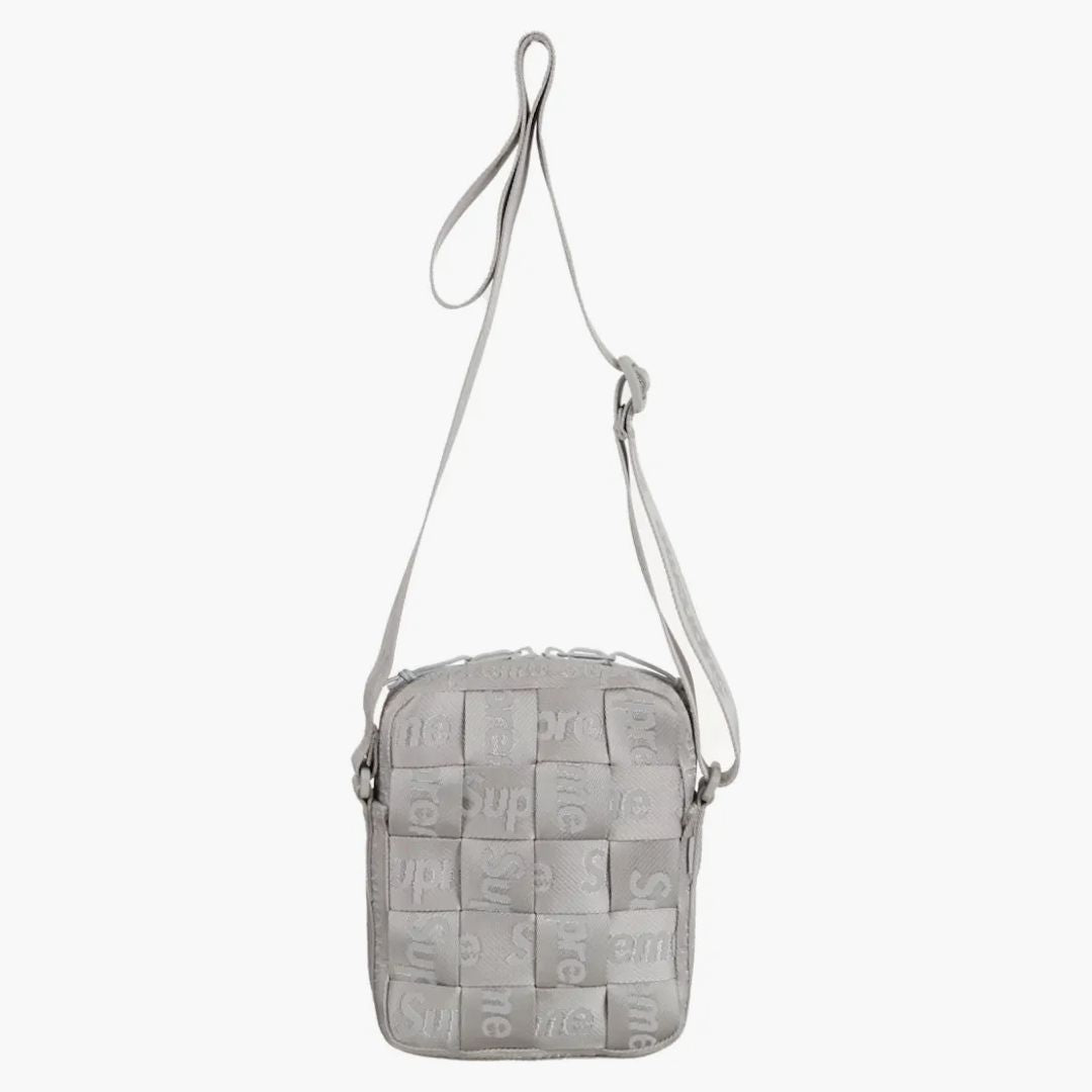 Supreme Woven Shoulder Bag Ss24 Grey