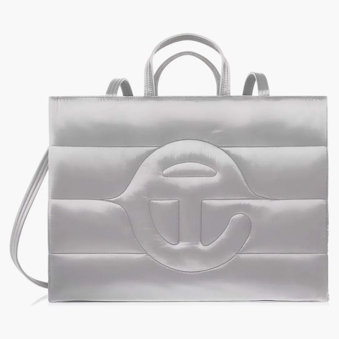 Telfar Large Puff Shopper Grey