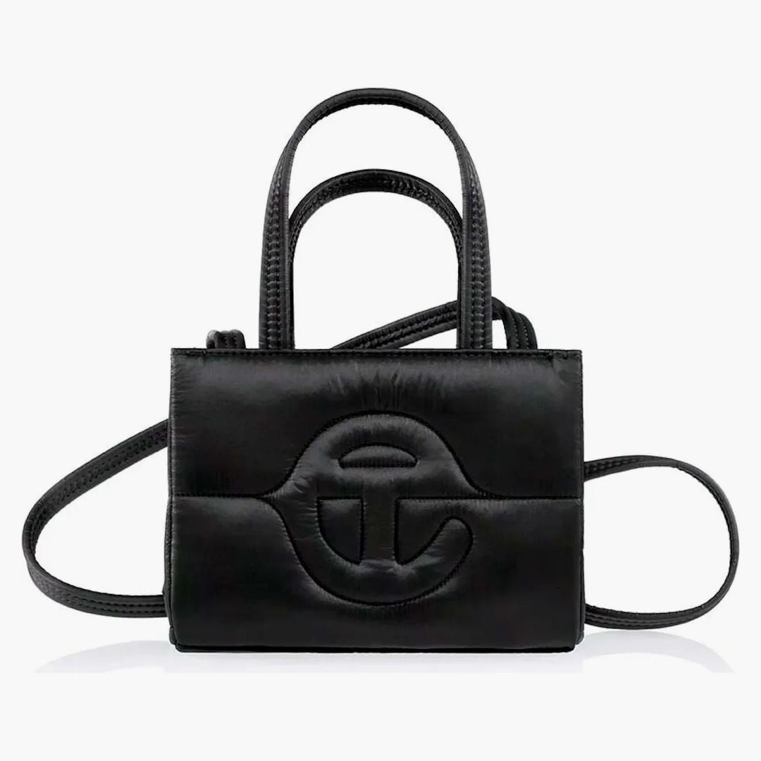 Telfar Small Puff Shopper Black