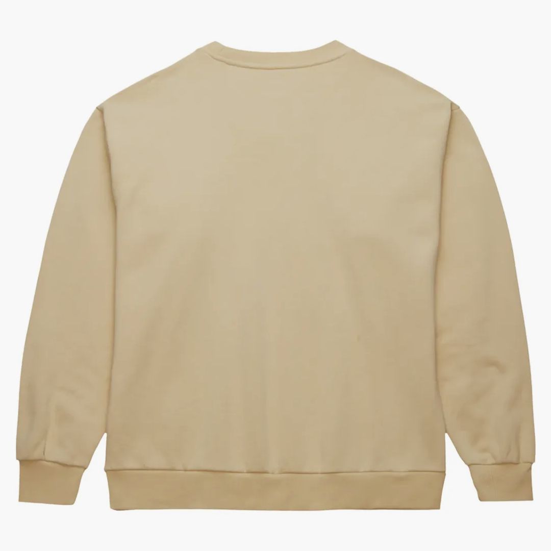 Travis Scott X Mitchell & Ness Wisconsin Badgers Pullover Sweatshirt Tan