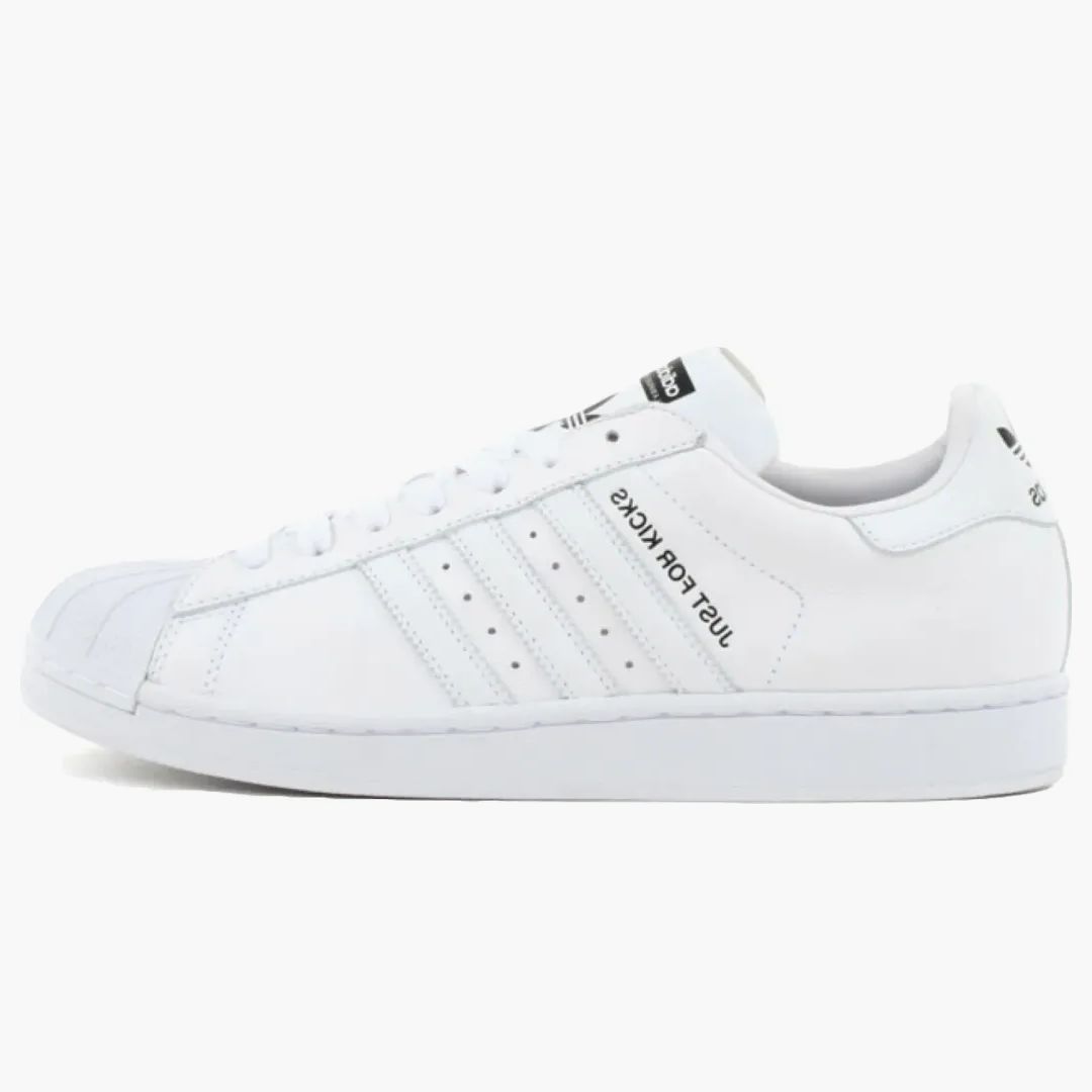 Adidas Superstar Just For Kicks White (friends And Family)