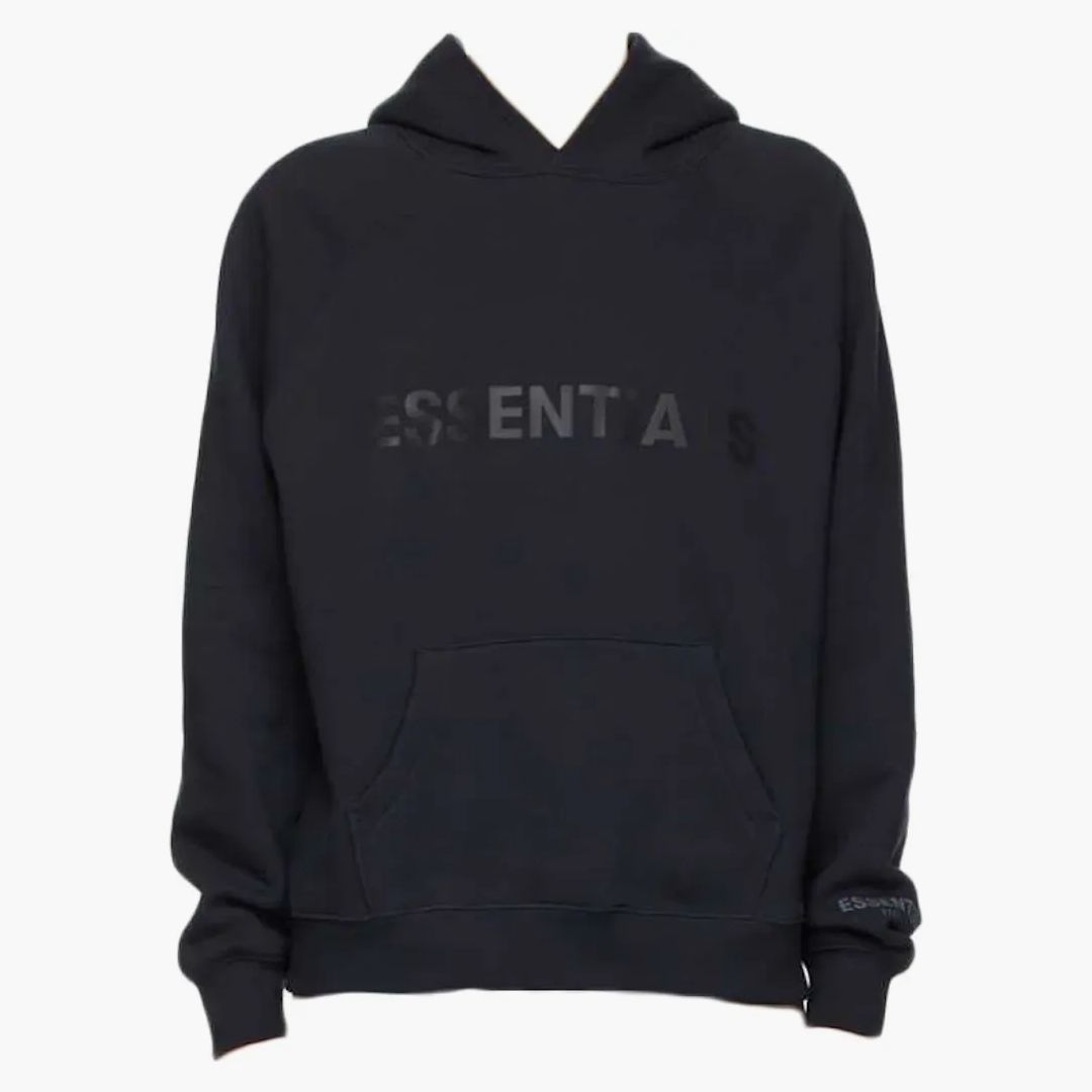 Fear Of God Essentials X Ssense Pullover Hoodie Applique Logo Dark Navy